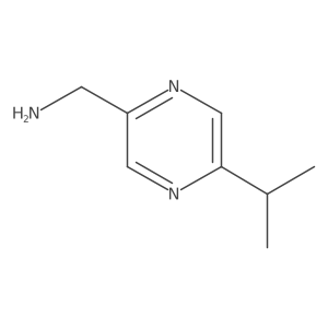(5-Isopropylpyrazin-2-YL)methylamine结构式
