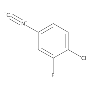 1-Chloro-2-fluoro-4-isocyanobenzene结构式