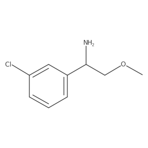 (R)-1-(3-Chlorophenyl)-2-methoxyethan-1-amine Structure