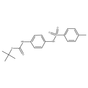 tert-butyl N-[4-[(4-methylphenyl)sulfonylamino]phenyl]carbamate Structure