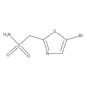 (5-Bromothiazol-2-yl)methanesulfonamide Structure
