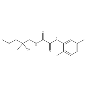 N1-(2,5-dimethylphenyl)-N2-(2-hydroxy-3-methoxy-2-methylpropyl)oxalamide结构式