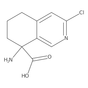 8-Amino-3-chloro-5,6,7,8-tetrahydroisoquinoline-8-carboxylic acid Structure
