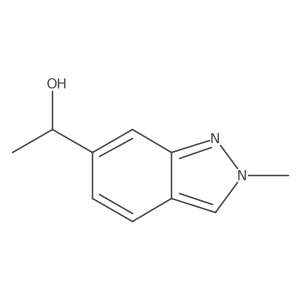 1-(2-Methyl-2H-indazol-6-yl)ethanol Structure