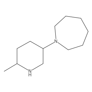 1-(6-Methylpiperidin-3-yl)azepane Structure