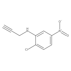 2-Chloro-5-nitro-N-(prop-2-yn-1-yl)aniline Structure