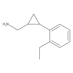 [2-(2-Ethylphenyl)cyclopropyl]methanamine Structure