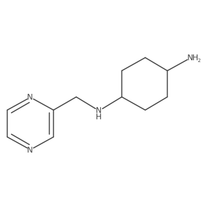 N1-(pyrazin-2-ylmethyl)cyclohexane-1,4-diamine结构式