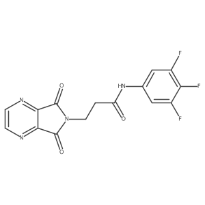 C15H9F3N4O3 Structure
