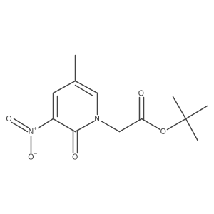 Tert-butyl 2-(5-methyl-3-nitro-2-oxopyridin-1(2H)-YL)acetate结构式