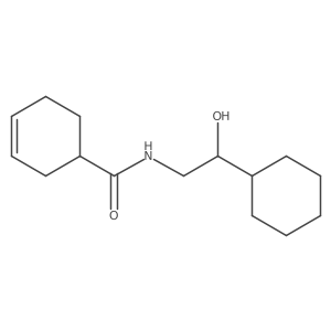 N-(2-cyclohexyl-2-hydroxyethyl)cyclohex-3-enecarboxamide结构式