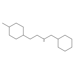 n-(Cyclohexylmethyl)-2-(4-methylcyclohexyl)ethan-1-amine结构式