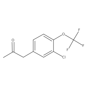 1-(3-Chloro-4-(trifluoromethoxy)phenyl)propan-2-one Structure