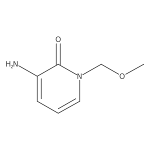 3-Amino-1-(methoxymethyl)-1,2-dihydropyridin-2-one Structure