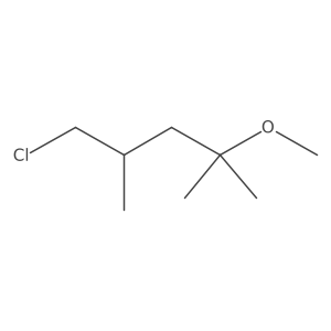 1-Chloro-4-methoxy-2,4-dimethylpentane Structure