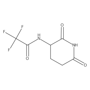 N-(2,6-dioxopiperidin-3-yl)-2,2,2-trifluoroacetamide Structure