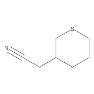 2-(Thian-3-yl)acetonitrile Structure