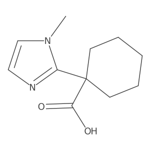 1-(1-Methyl-1h-imidazol-2-yl)cyclohexane-1-carboxylic acid Structure