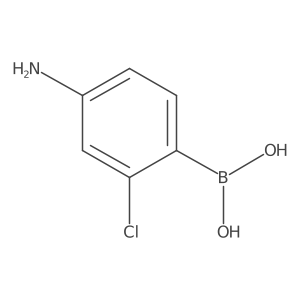 (4-Amino-2-chlorophenyl)boronic acid Structure