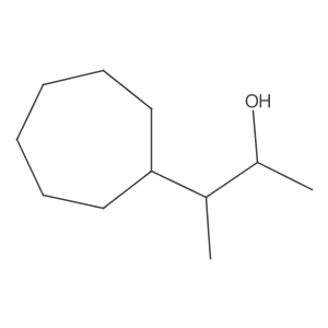 3-Cycloheptylbutan-2-ol结构式