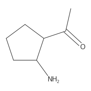 1-(2-Aminocyclopentyl)ethan-1-one结构式