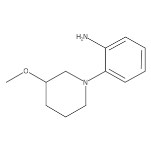2-(3-Methoxypiperidin-1-yl)aniline Structure