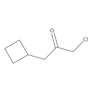 1-Chloro-3-cyclobutylpropan-2-one结构式