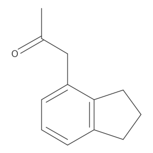 1-(2,3-dihydro-1H-inden-4-yl)propan-2-one Structure