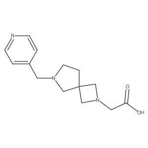 2-(6-(Pyridin-4-ylmethyl)-2,6-diazaspiro[3.4]octan-2-yl)acetic acid Structure