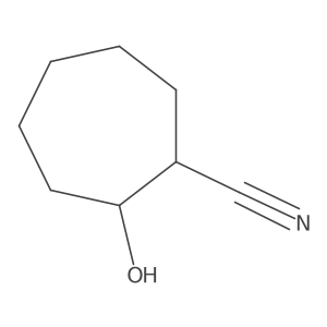 (1S,2R)-2-hydroxycycloheptane-1-carbonitrile Structure