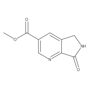methyl 7-oxo-5H,6H,7H-pyrrolo[3,4-b]pyridine-3-carboxylate结构式