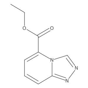 Ethyl [1,2,4]triazolo[4,3-a]pyridine-5-carboxylate结构式