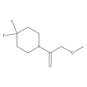 1-(4,4-Difluoropiperidin-1-yl)-2-methoxyethanone结构式