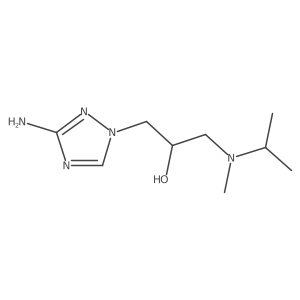 1-(3-amino-1H-1,2,4-triazol-1-yl)-3-[methyl(propan-2-yl)amino]propan-2-ol Structure