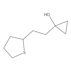 1-[2-(Thiolan-2-yl)ethyl]cyclopropan-1-ol Structure