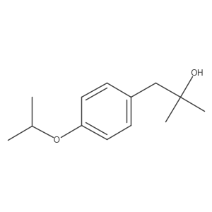 2-Methyl-1-[4-(propan-2-yloxy)phenyl]propan-2-ol Structure