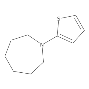 Hexahydro-1-(2-thienyl)-1H-azepine Structure