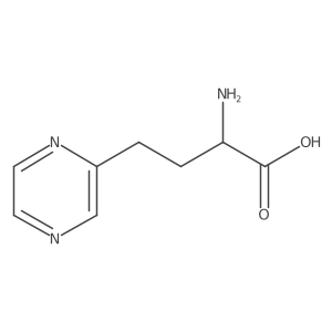 (2S)-2-amino-4-(pyrazin-2-yl)butanoic acid Structure