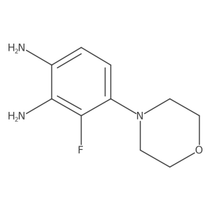 3-Fluoro-4-morpholinobenzene-1,2-diamine结构式