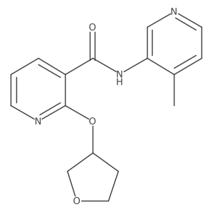 N-(4-methylpyridin-3-yl)-2-((tetrahydrofuran-3-yl)oxy)nicotinamide Structure