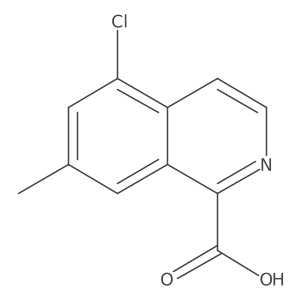5-Chloro-7-methylisoquinoline-1-carboxylic acid Structure