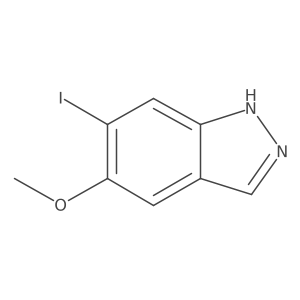 6-iodo-5-methoxy-1H-indazole Structure