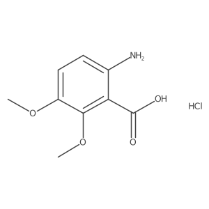 6-Amino-2,3-dimethoxybenzoic acid hydrochloride结构式