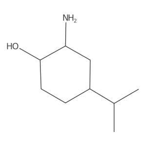 rac-(1R,2R)-2-amino-4-(propan-2-yl)cyclohexan-1-ol Structure