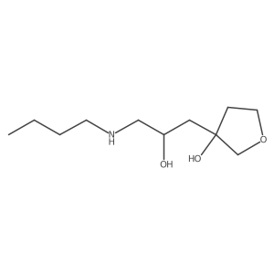 3-[3-(Butylamino)-2-hydroxypropyl]oxolan-3-ol Structure