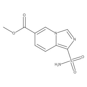 Methyl 1-sulfamoylimidazo[1,5-a]pyridine-6-carboxylate Structure