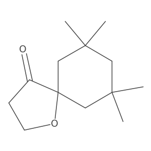 7,7,9,9-Tetramethyl-1-oxaspiro[4.5]decan-4-one结构式