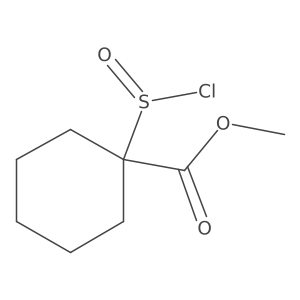 Methyl 1-(chlorosulfinyl)cyclohexane-1-carboxylate Structure