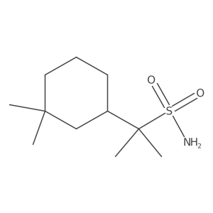 2-(3,3-Dimethylcyclohexyl)propane-2-sulfonamide结构式