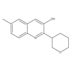 6-Methyl-2-(oxan-3-yl)quinolin-3-ol Structure